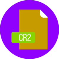 Cr2 File Format Icon Rounded Circle Bg png