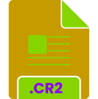 Cr2 File Icon Deep Rounded Outline png