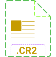 Cr2 File Icon Little Lines Outline png
