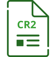 Cr2 File Icon Minimal Outline With Symbols png