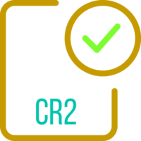 Cr2 File Icon With Checked Mark png