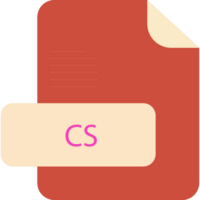 Cs File Extension Rounded Lines And Shape png