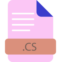 Cs File Extension Icon With Symbol png