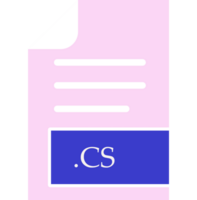 Cs File Format Icon Fill Inside png