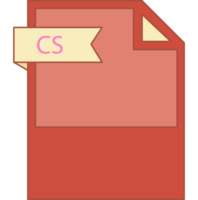 Cs File Format Icon Minimal png