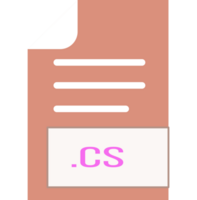 Cs File Format Icon Outline And Fill png