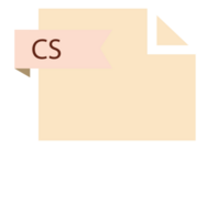 Cs File Format Icon Roe Color Fill png