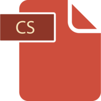 Cs File Format Icon Rounded Shapes And Spacing png