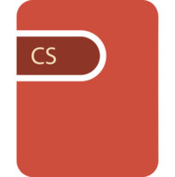 Cs File Icon Black Fill And Empty For Symbol png