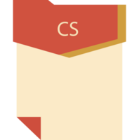 Cs File Format Minimal Icon png