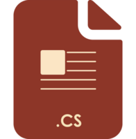 Cs File Icon With Symbol png