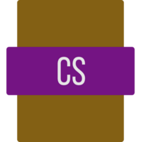 Cs Ip File Extension Icon Color Fill Outer Flat png