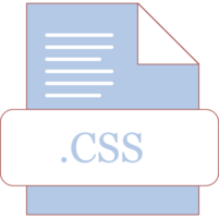 Css File Extension Icon Fill With Minimal Colors png
