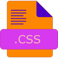 Css File Extension Icon Insidse Fill With Lines Fill png