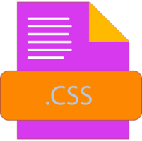 Css File Extension Icon Fill And Bebes Writting png