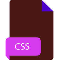 Css File Extension Icon Crisp Corners Grey Colors png