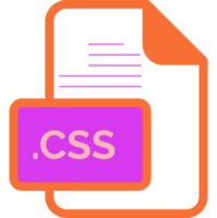 Css File Extension Icon Color Fill Rounded Corners Inside Transparent png