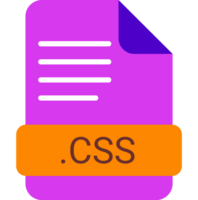 Css File Extension Icon With Symbol png