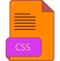 Css File Extension Icon Rounded Lines And Crisp Corners png