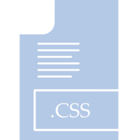 Css File Format Icon Fill Insidse With Symbol png