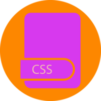 Css File Format Icon Circular Shape png