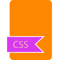 Css File Format Icon Label Contour png