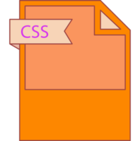 Css File Format Icon Minimal png