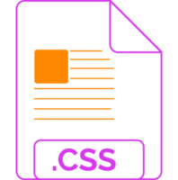 Css File Icon Little Lines Outline png