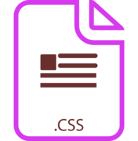 Css File Icon With Symbol png