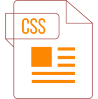 Css Icon Inside Transparent Outline And Sharp Corners png