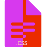 Css Icon 2 Color Combination Mixture png