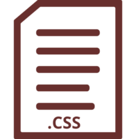 Css Line Document Icon png