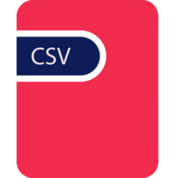 Csv File Icon Black Fill And Empty For Symbol png