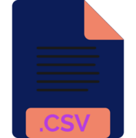 Csv File Icon Minimal png