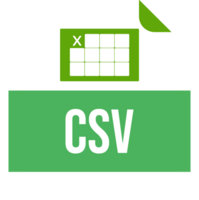 Csv file format for excel png