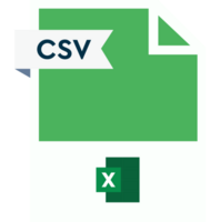 Csv File Format Icon Roe Color Fill png