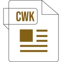 Cwk Icon Inside Transparent Outline And Sharp Corners png