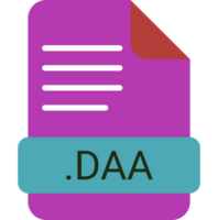 Daa File Extension Icon With Symbol png