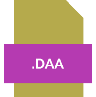 Daa File Extension Icon Fill Crisp Corners With Symbol png