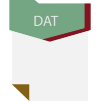 Dat File Format Minimal Icon png