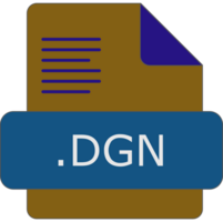 Dgn File Extension Icon Slate Fill With Lines Fill png