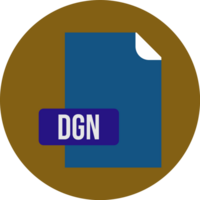 Dgn File Format Icon Rounded Circle Bg png