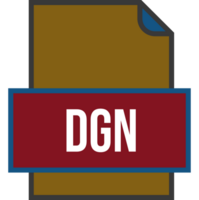 Dgn File Icon Fill And Outline Crisp Corners png