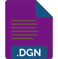 Dgn File Icon Minimal Fill png