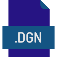 Dgn File Icon Fill Crisp Corners With Doted Lines png