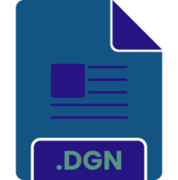 Dgn File Minimal Icon png