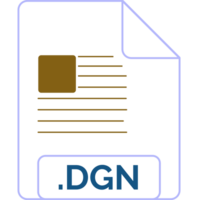 Dgn File Icon Little Lines Outline png