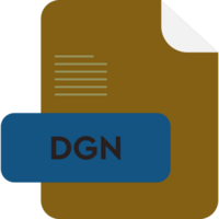 Dgn File Extension Icon Black And Deep Koamaru Fill Color png