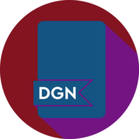 Dgn File Format Icon Deep Koamaru Fill Circular Shape png