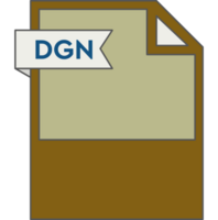 Dgn File Format Icon Minimal png